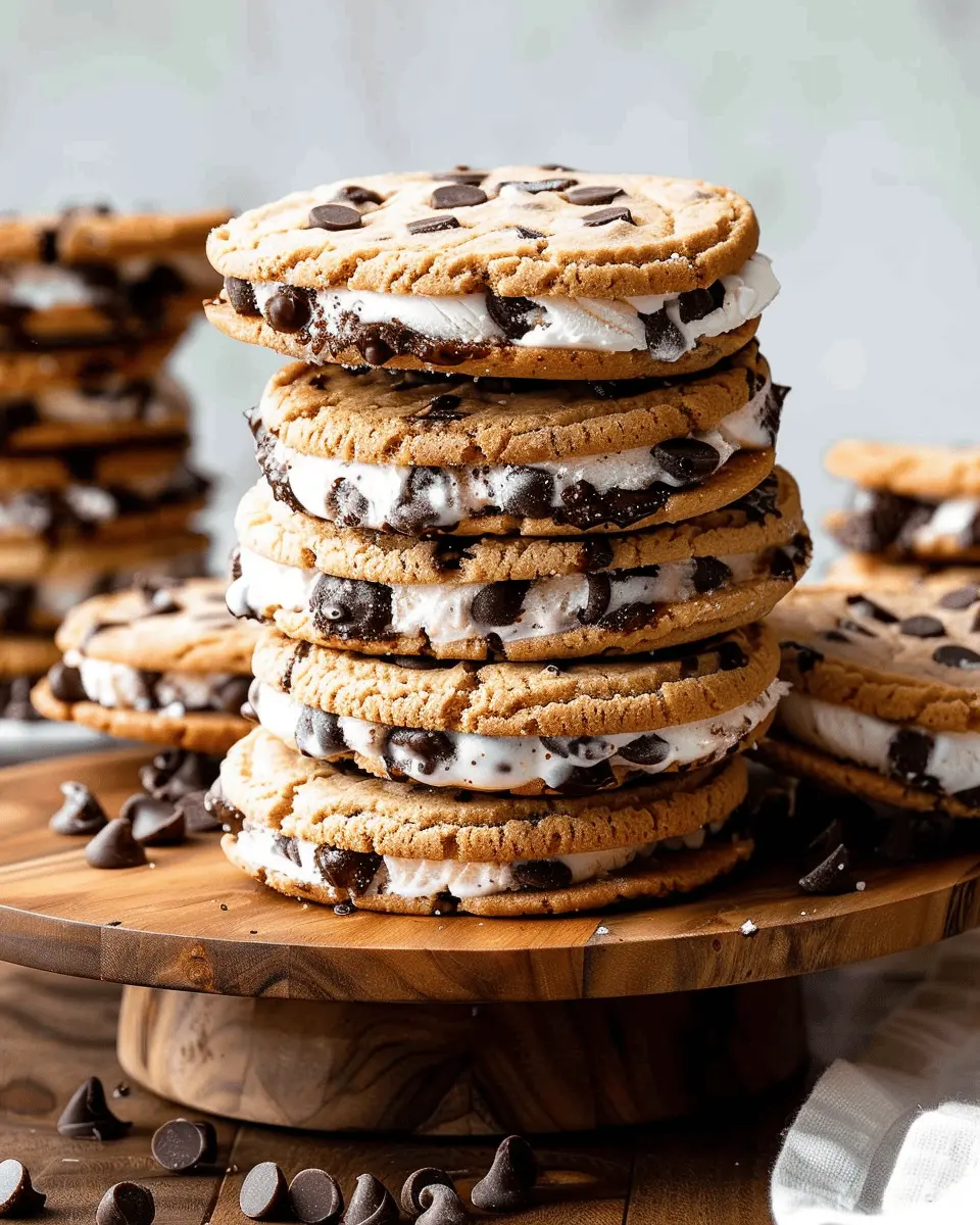 Chocolate Chip Cookie Ice Cream Sandwiches: The Best Summer Treat
