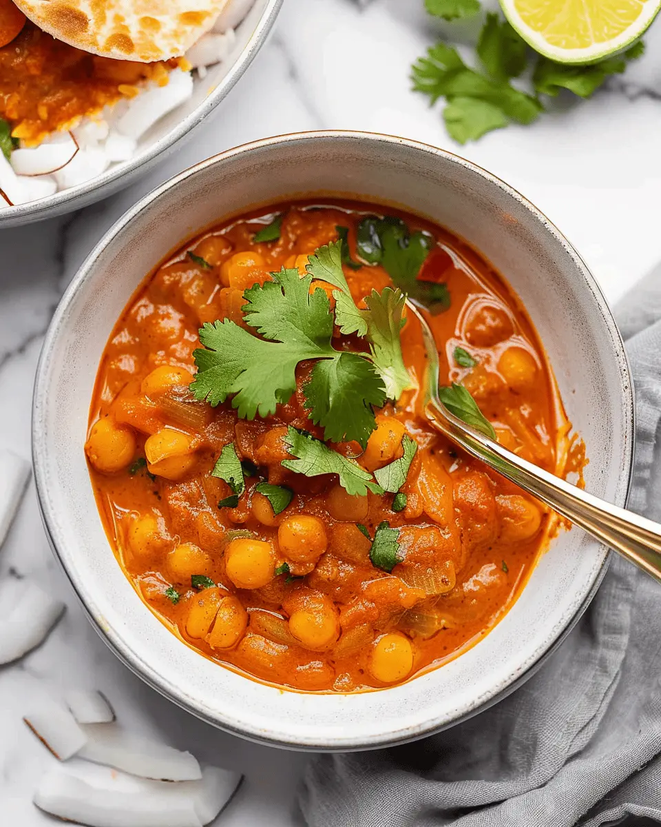 Coconut Chickpea Curry: The Best Comfort Food for Home Cooks