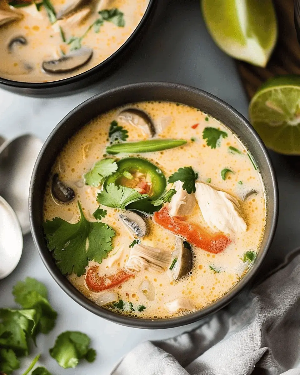 Thai Coconut Chicken Soup: Easy Comfort Food for Any Night