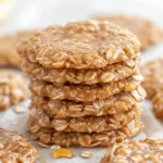 3 Ingredient No Bake Honey Oatmeal Cookies (No Flour, Eggs, Refined Sugar or Butter)