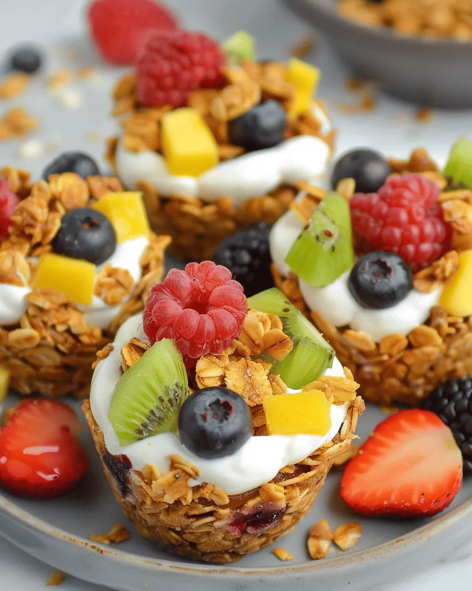 Granola Cups: Easy Nutritious Treats for Every Snack Craving