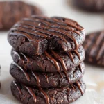 3 Ingredient Healthier No Bake Chocolate Cookies (No Refined Sugar, Eggs, Dairy, Butter or Oil)