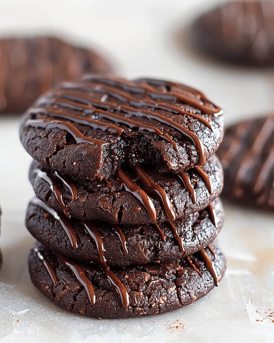 3 ingredient healthier no bake chocolate cookies: Easy guilt-free delight