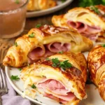Ham and Cheese Croissant Sandwiches