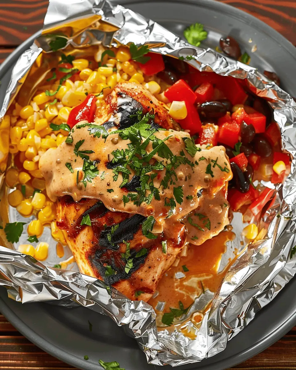 Santa Fe Chicken Foil Packets: Easy Grilled Delight for Everyone