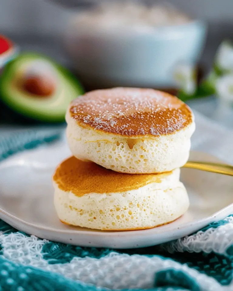 Fluffy Japanese Soufflé Pancakes