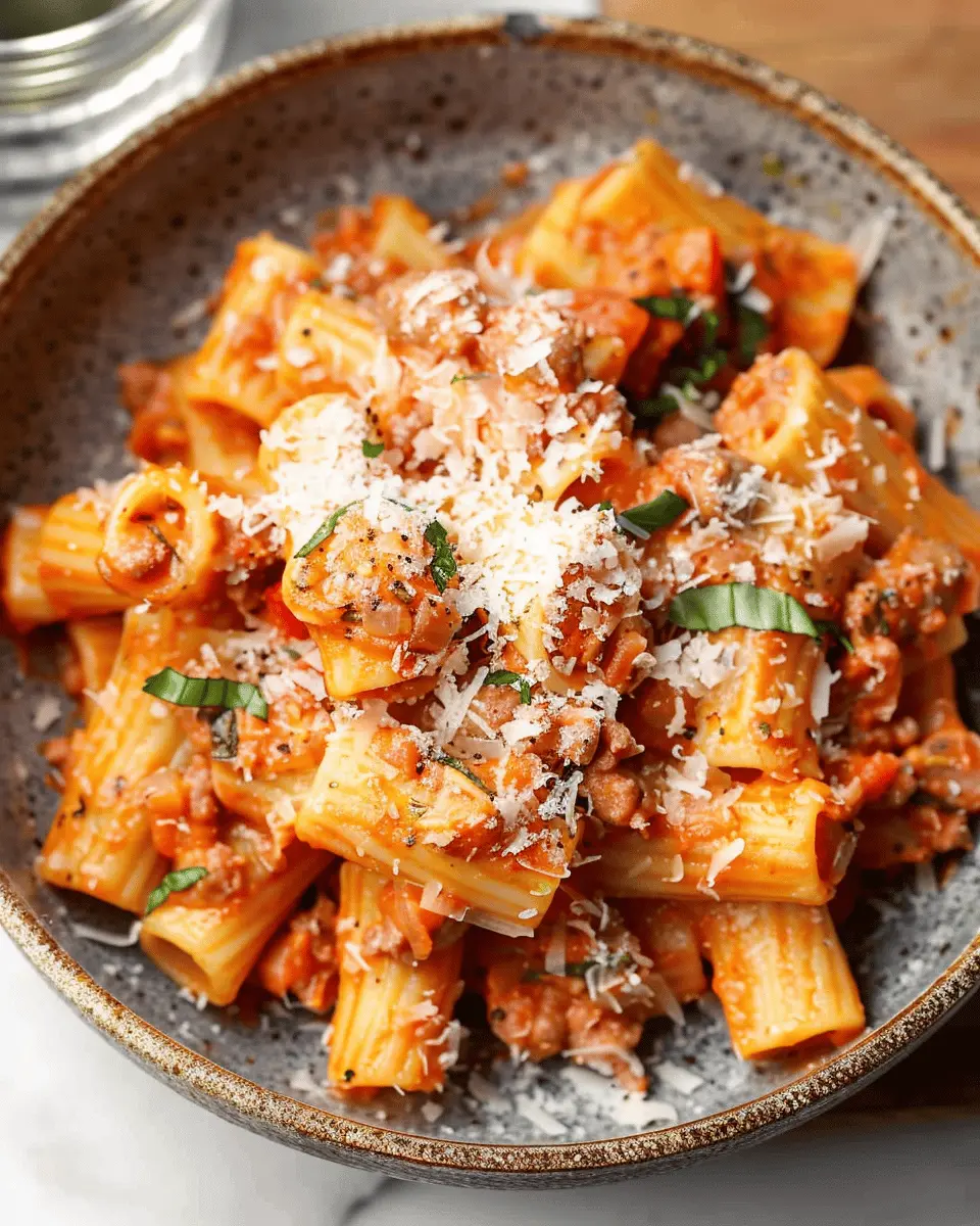Sausage Rigatoni: Easy Weeknight Comfort Food Your Family Will Love