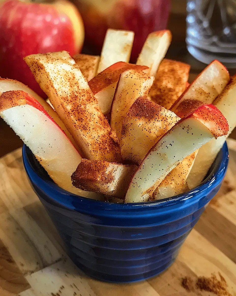 Crispy Baked Cinnamon Apple Fries: Easy Sweet Treat Delight