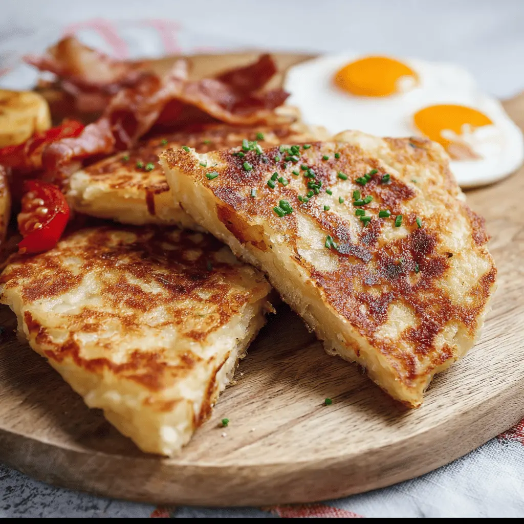Authentic Irish Potato Farls Recipe: A Delicious Twist with Turkey Bacon