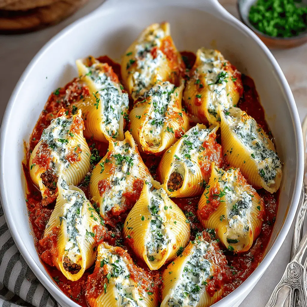 Beef Stuffed Shells: Indulgent Recipe with Creamy Ricotta Delight