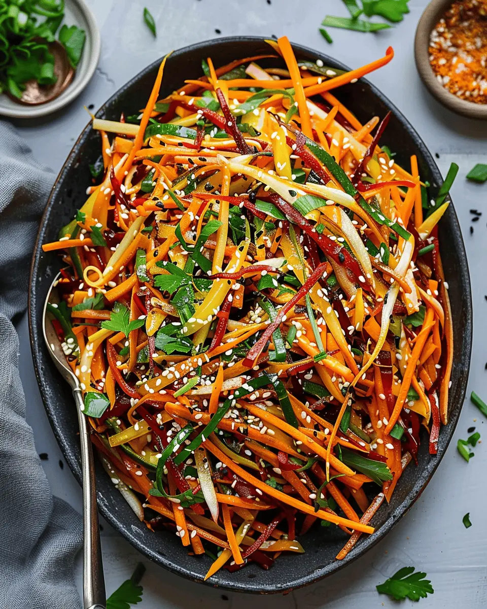Carrot Sesame Salad: The Best Crunchy Delight for Your Table