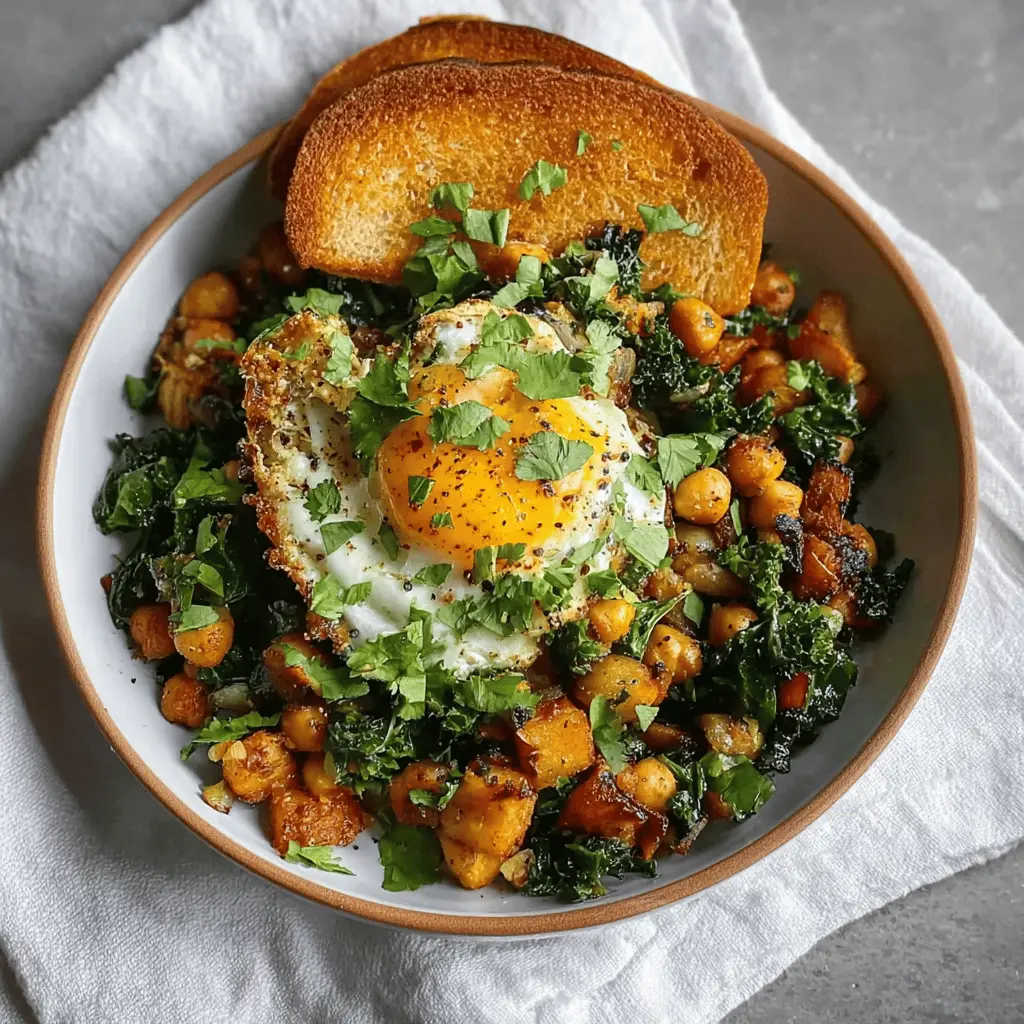 Chickpea and Kale Hash: Easy, Flavorful Comfort Food Delight