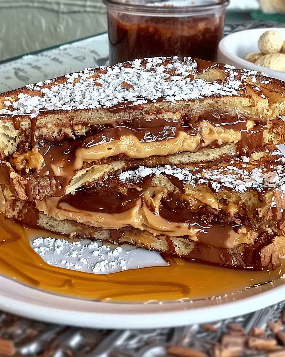 Chocolate Peanut Butter Stuffed French Toast: A Sweet Indulgence