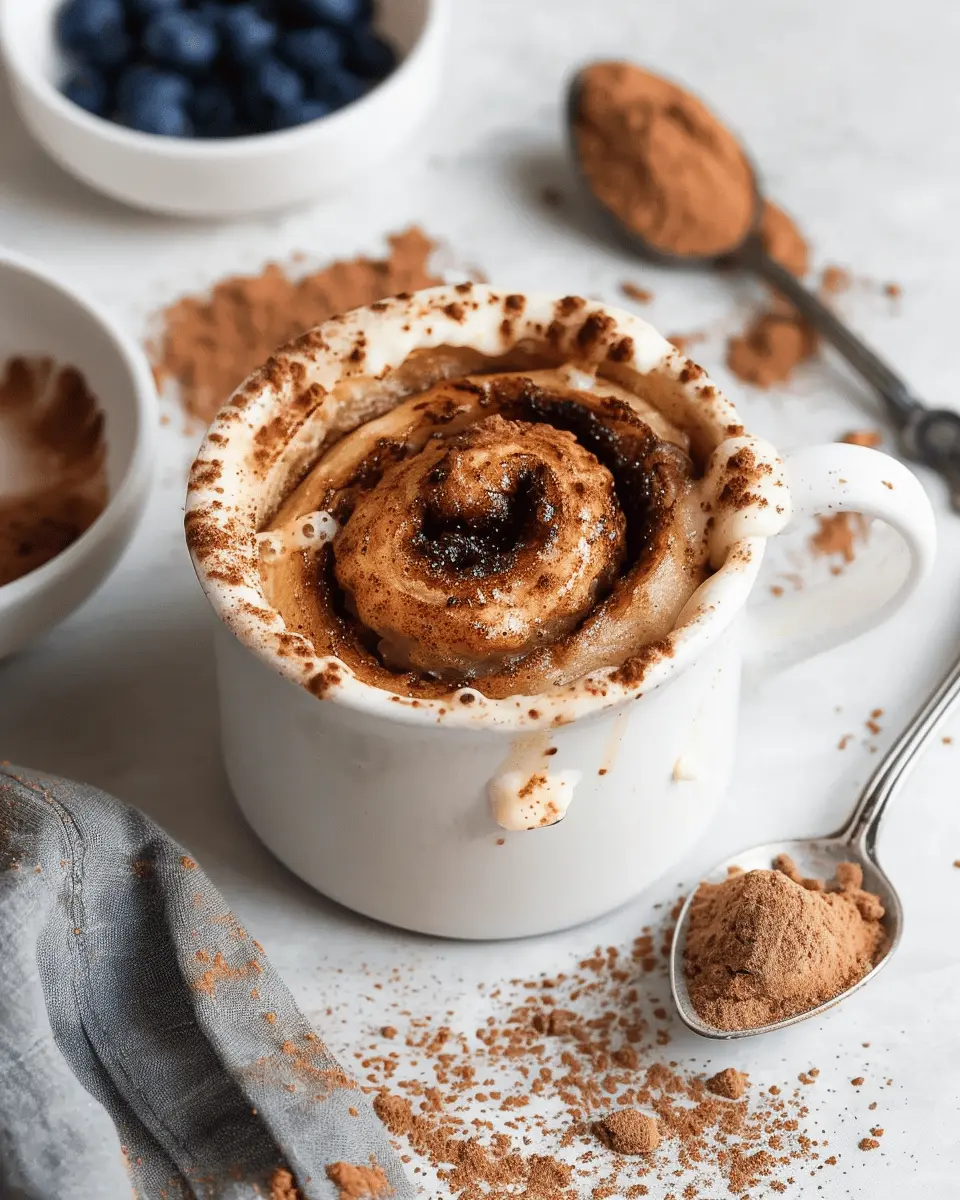 Cinnamon Roll in a Mug: Quick & Easy Single-Serve Indulgence