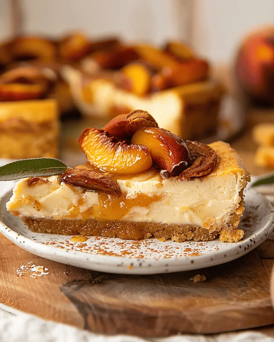 Heavenly Peach Cobbler Cheesecake: A Blissful Summer Delight