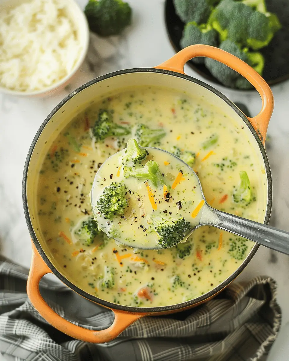 High Protein Broccoli Cheddar Soup – Creamy Comfort Made Healthy
