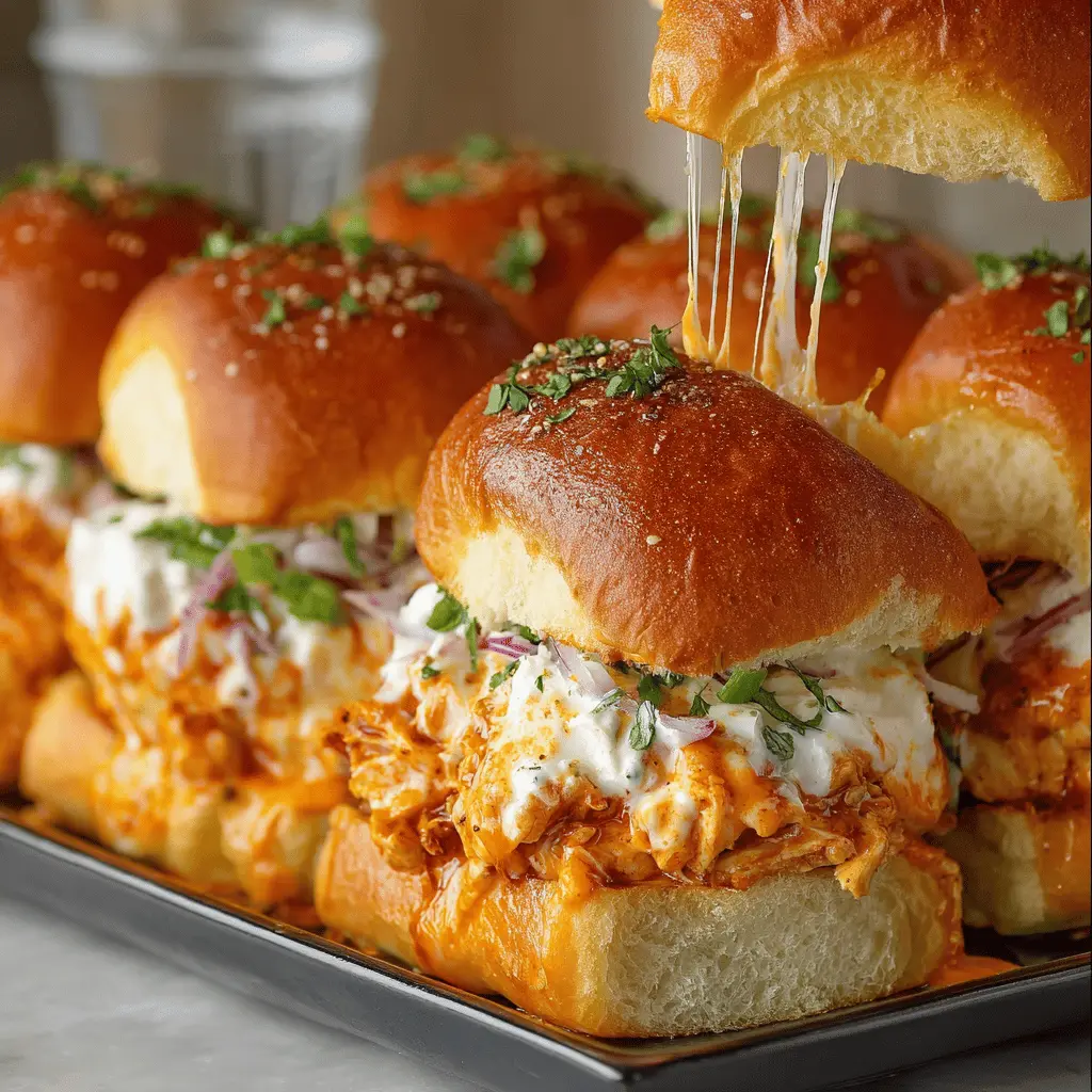 Irresistible Spicy Buffalo Chicken Sliders You’ll Love at Home