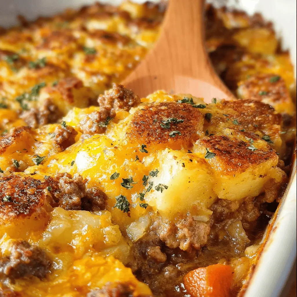 Savory Hobo Casserole: Easy Ground Beef & Potatoes Delight
