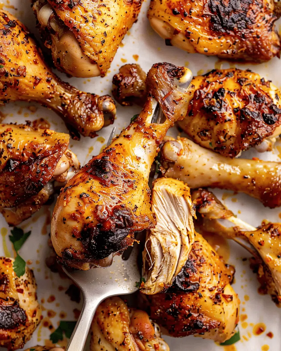 Spicy Garlic Chicken Drumsticks: Crispy, Juicy, and Irresistible