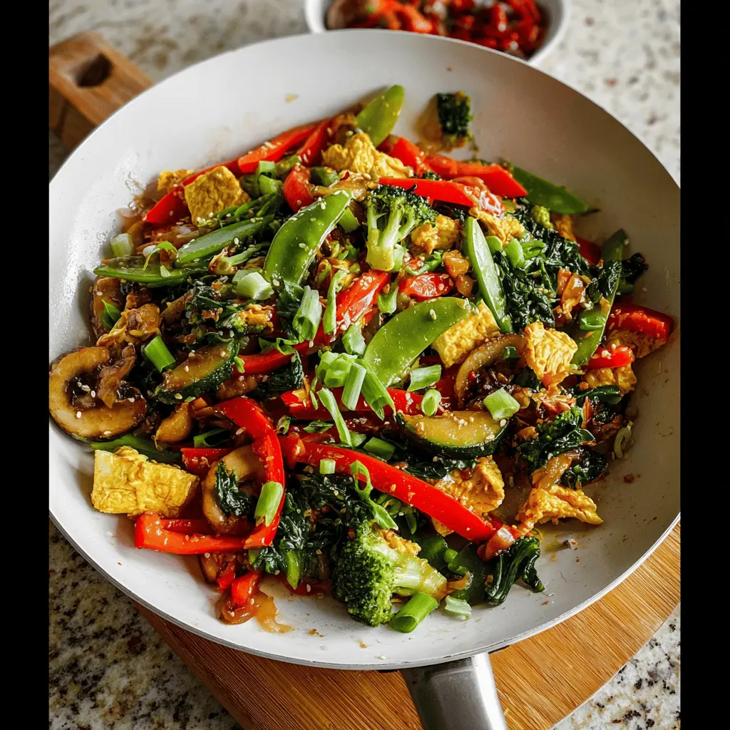 Vegetable Stir-Fry Scramble: Easy Recipe for a Wholesome Meal