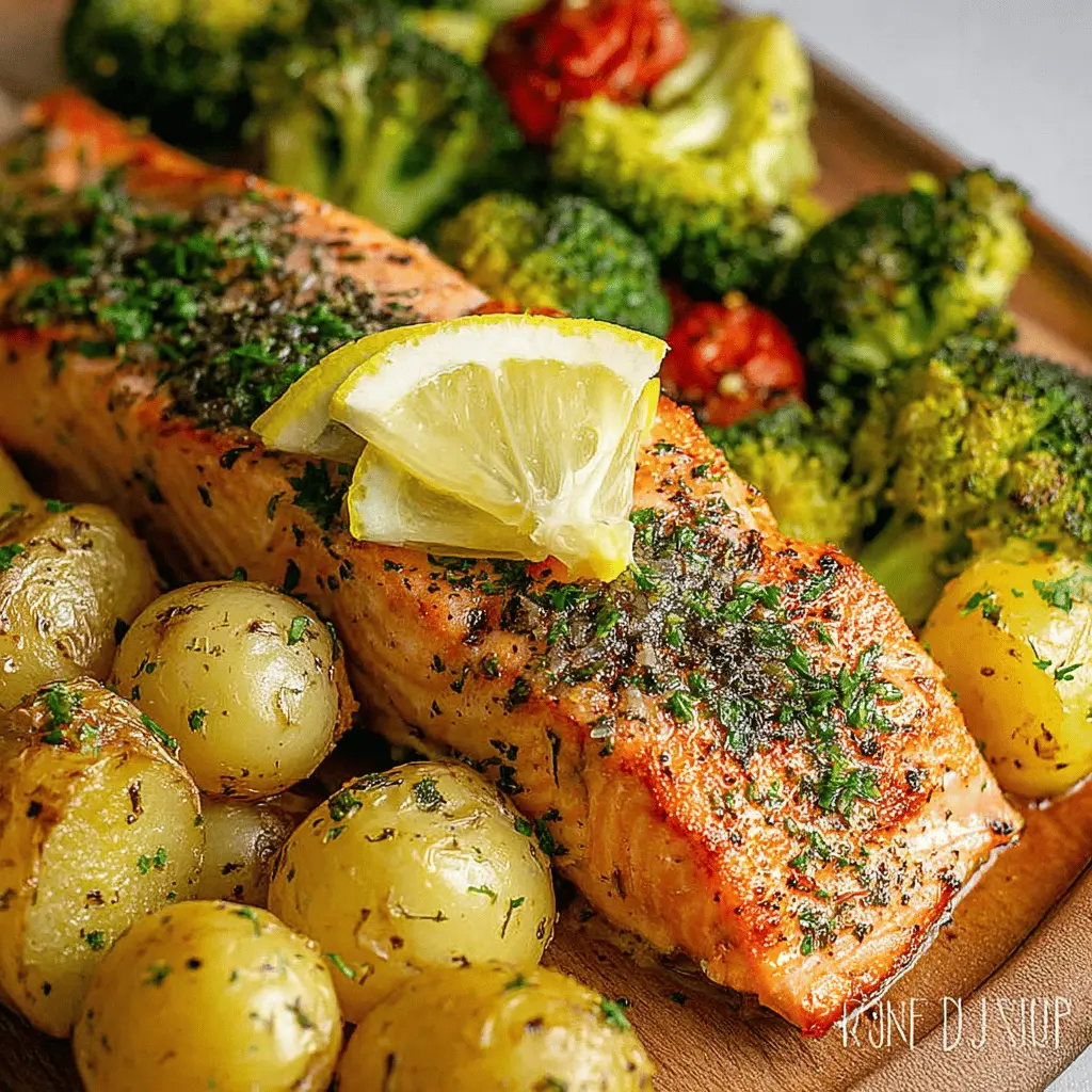 Sheet Pan Salmon with Broccoli and Potatoes: Easy Weeknight Delight