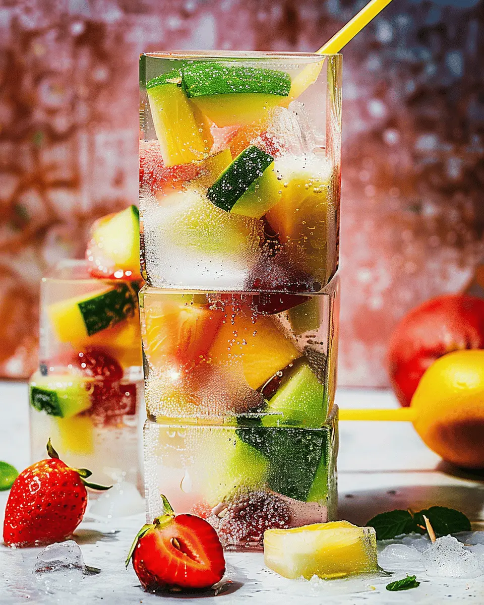 Fruit ice cubes: The Ultimate Refreshing Twist for Your Drinks