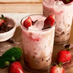 Copycat Starbucks Chocolate Covered Strawberry Pink Drink