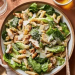 The Ultimate Chicken Caesar Pasta Salad