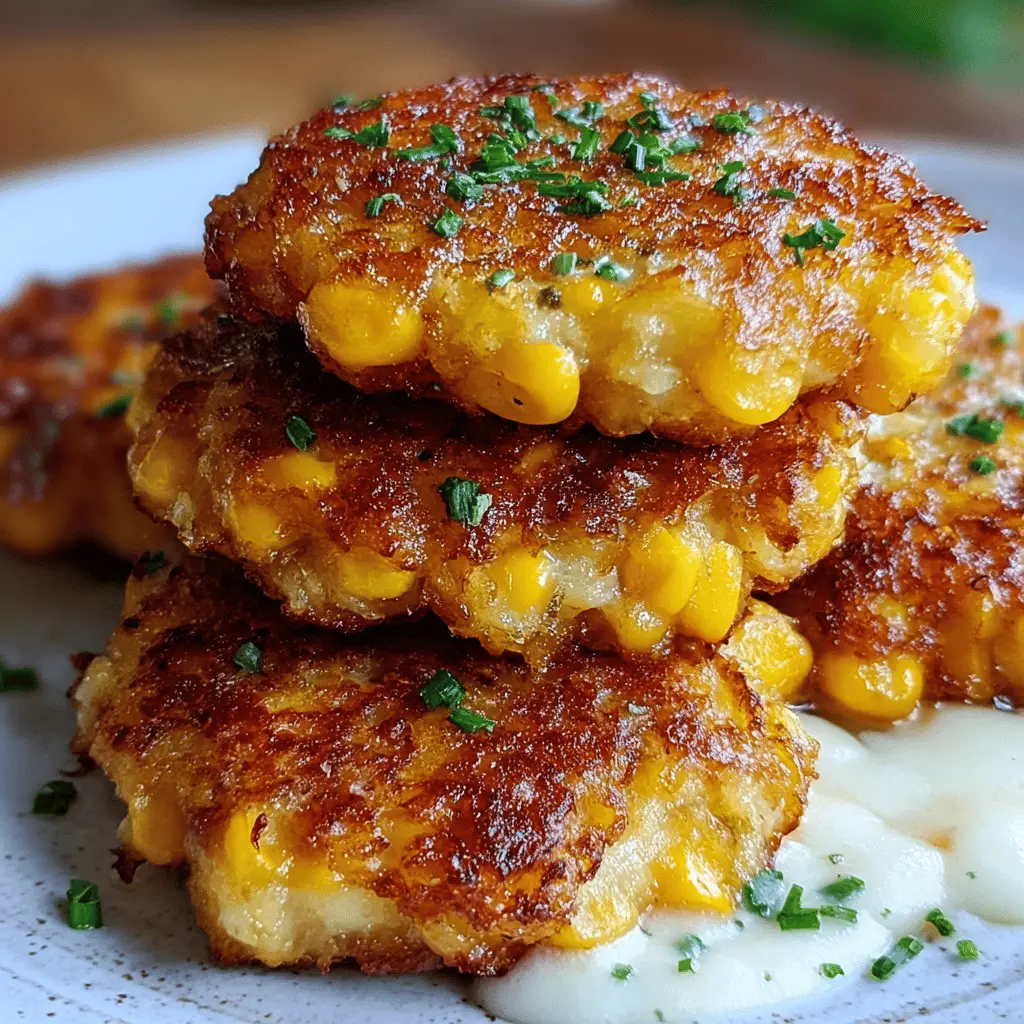 Crispy Cheddar Corn Potato Fritters: Easy & Irresistibly Crunchy