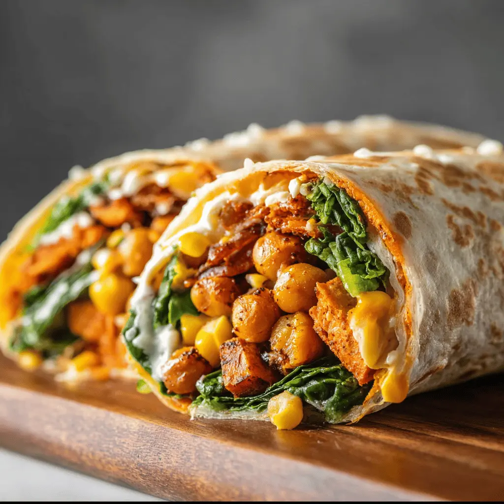 Sweet Potato Chickpea Protein Wrap: Easy, Delicious, & Nutritious