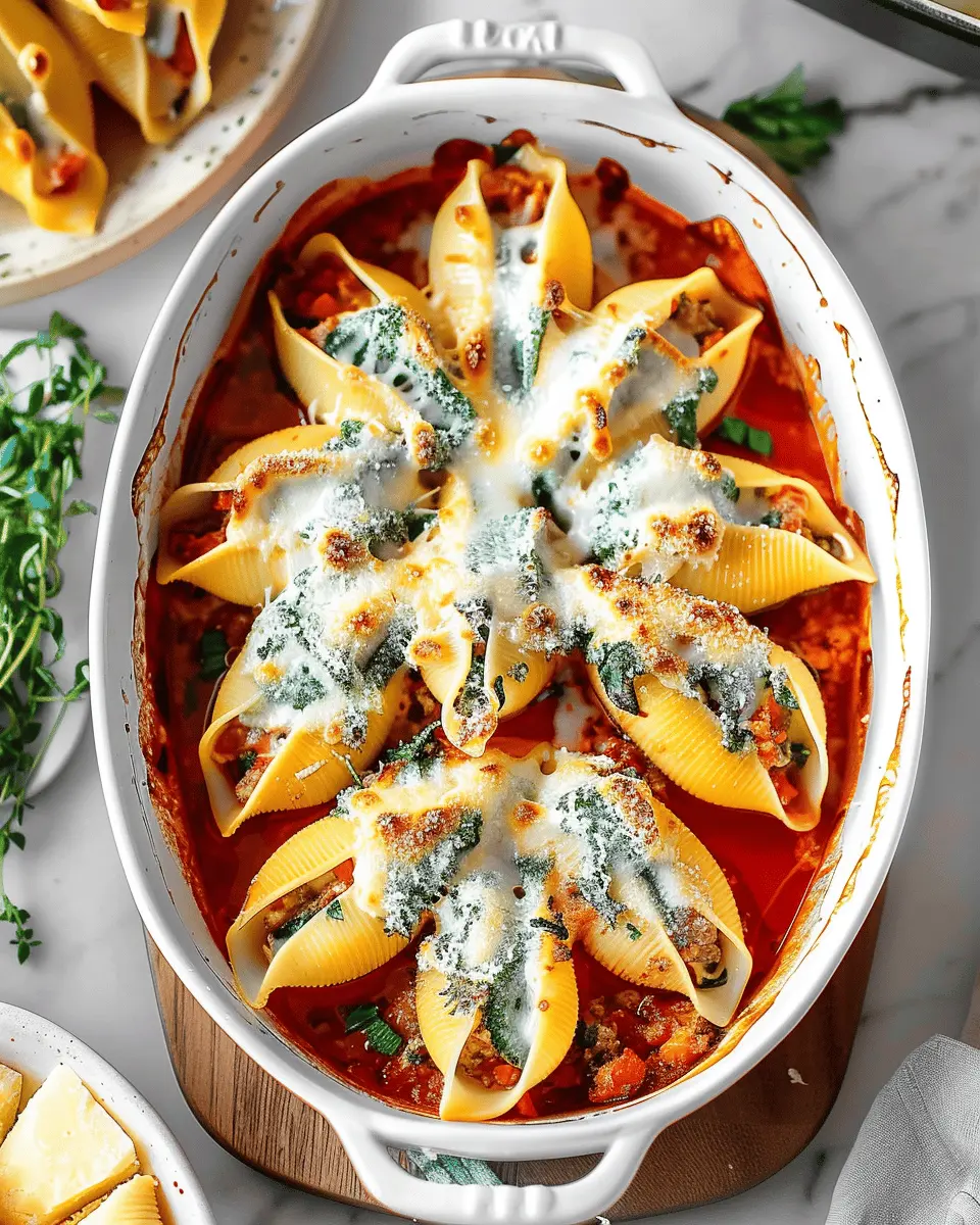Stuffed Shells: Easy Turkey Bacon & Chicken Ham Delight