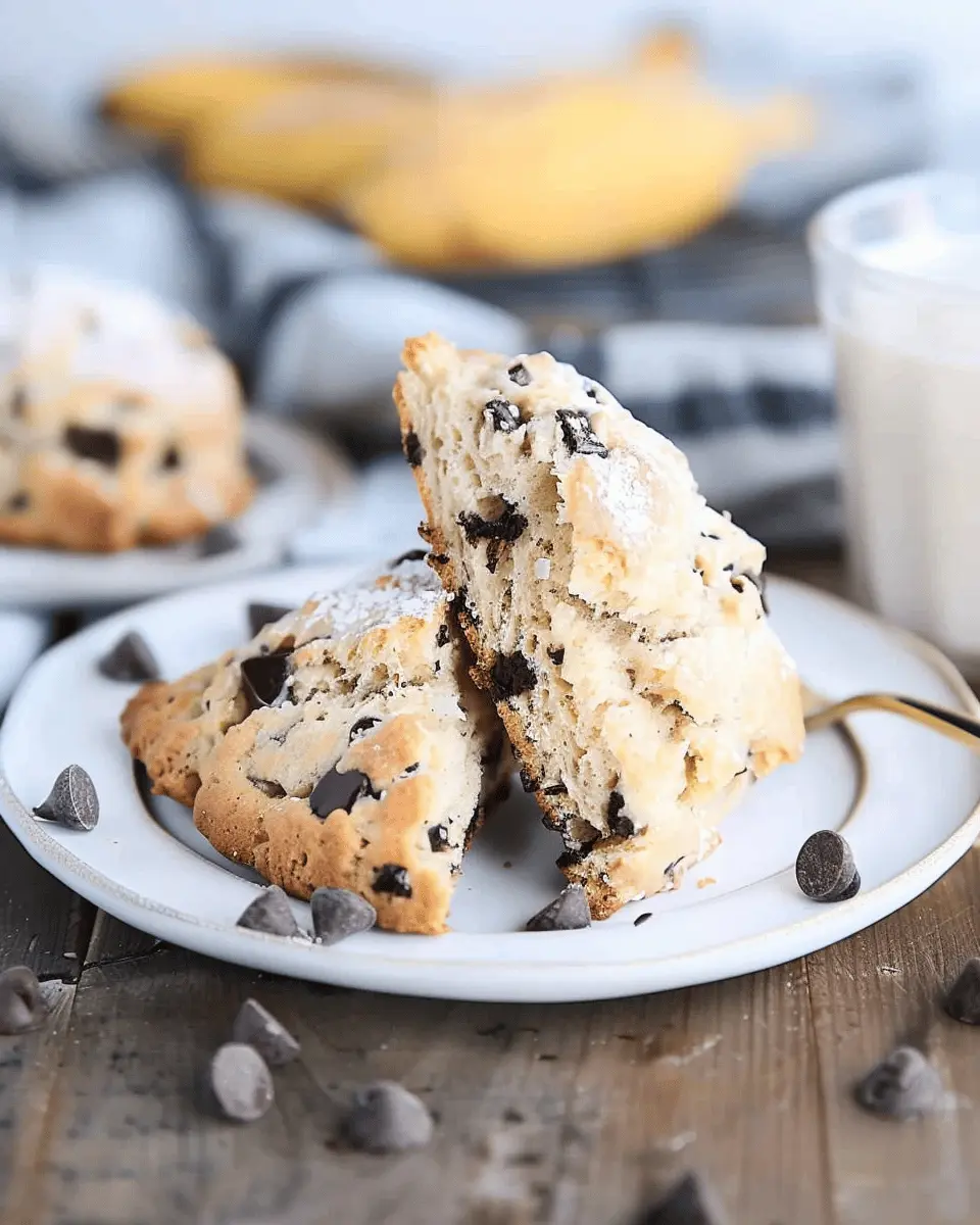 Banana Chocolate Chip Scones Recipe for Easy Weekend Indulgence