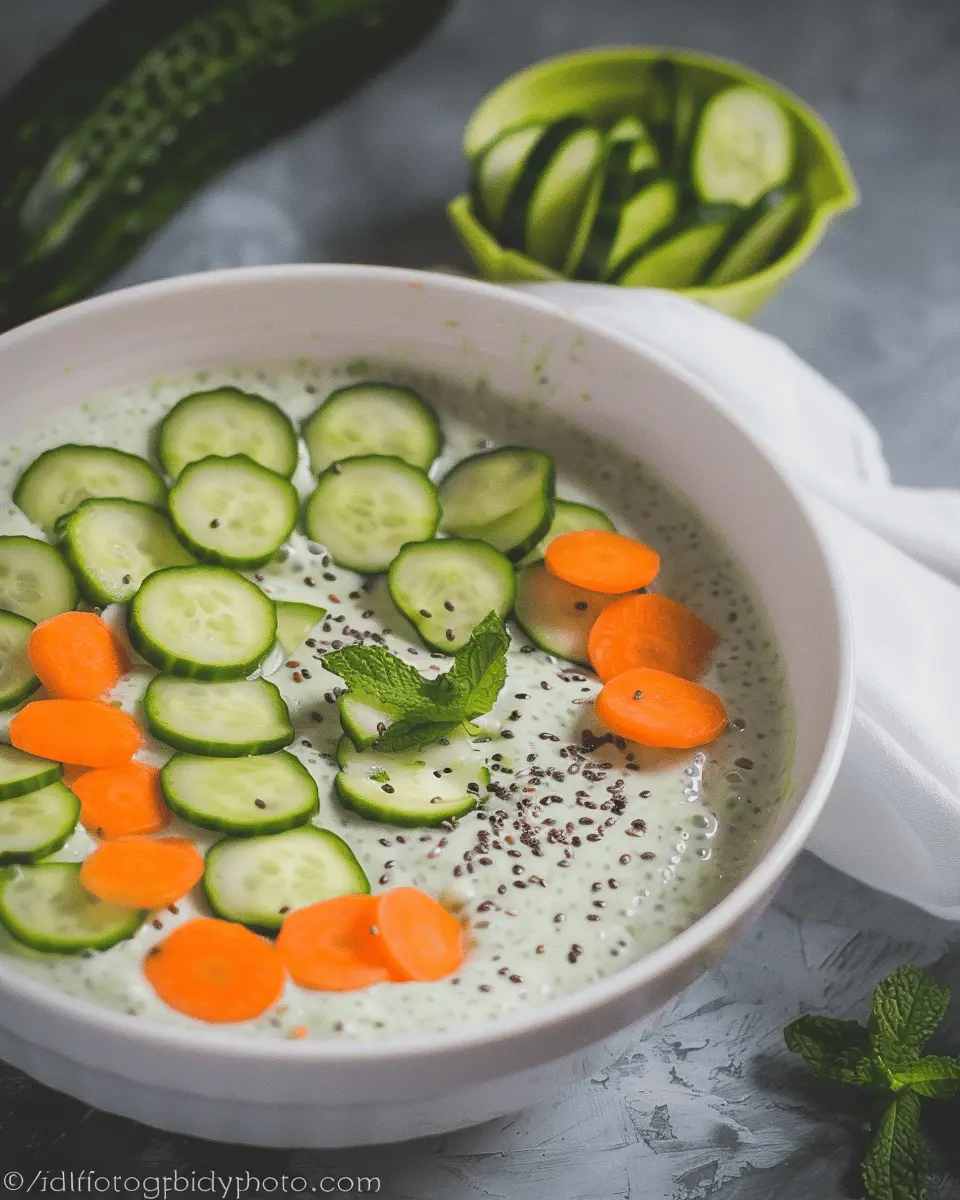 Cucumber Mint Chia Pudding: Refreshing and Guilt-Free Delight