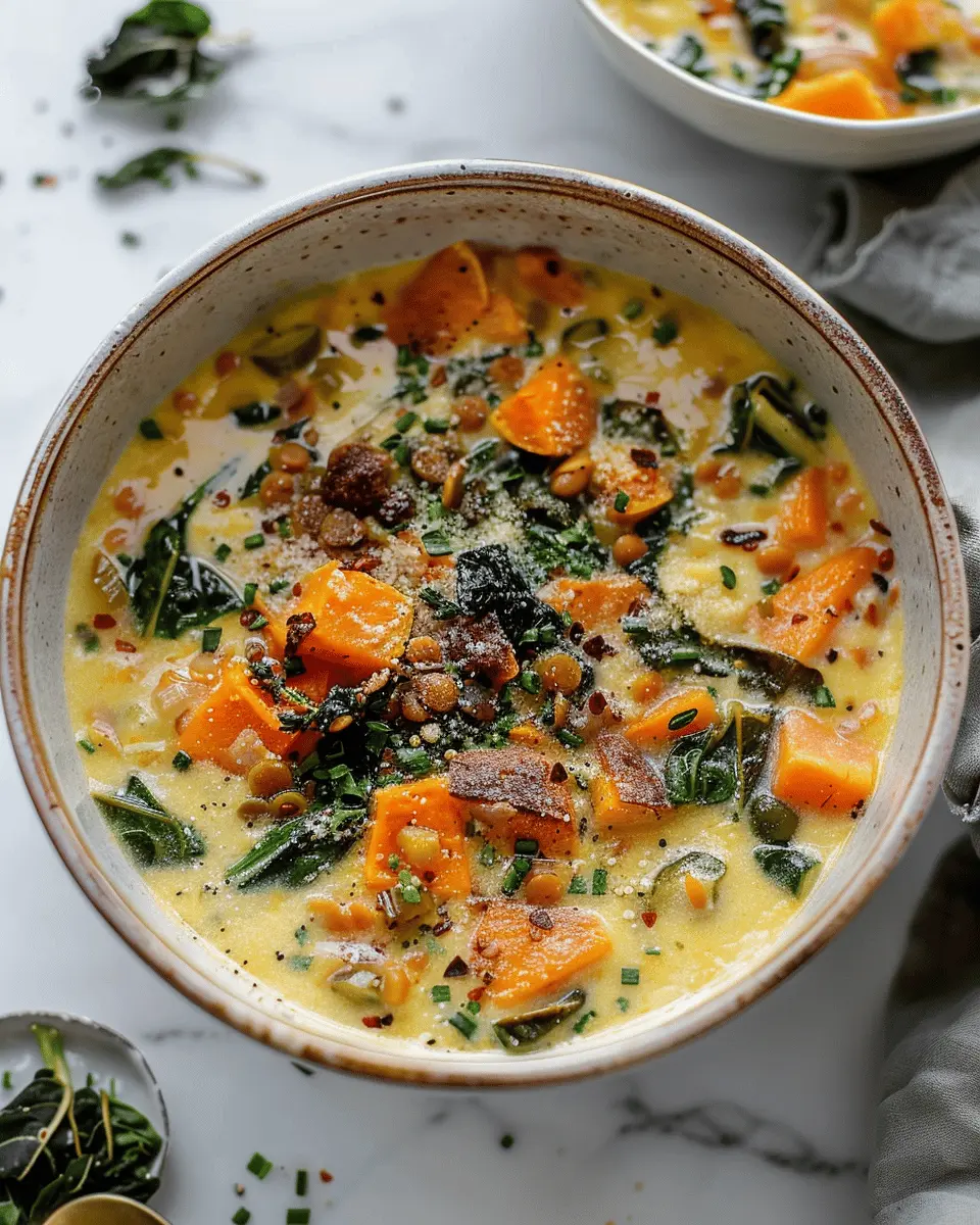 Sweet Potato Chowder: A Cozy, Creamy Delight with Turkey Bacon