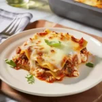 Lasagna with Cottage Cheese