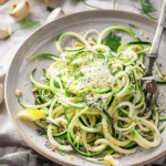 Zucchini Noodles with Garlic, Lemon, and Parmesan
