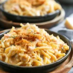 Creamy Chicken Cordon Bleu Pasta Bake
