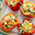 Mediterranean Tuna Stuffed Peppers