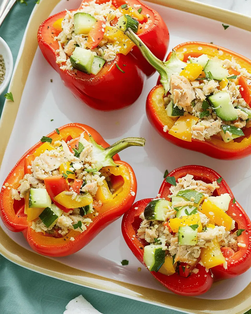 Mediterranean Tuna Stuffed Peppers: A Healthy, Easy Delight