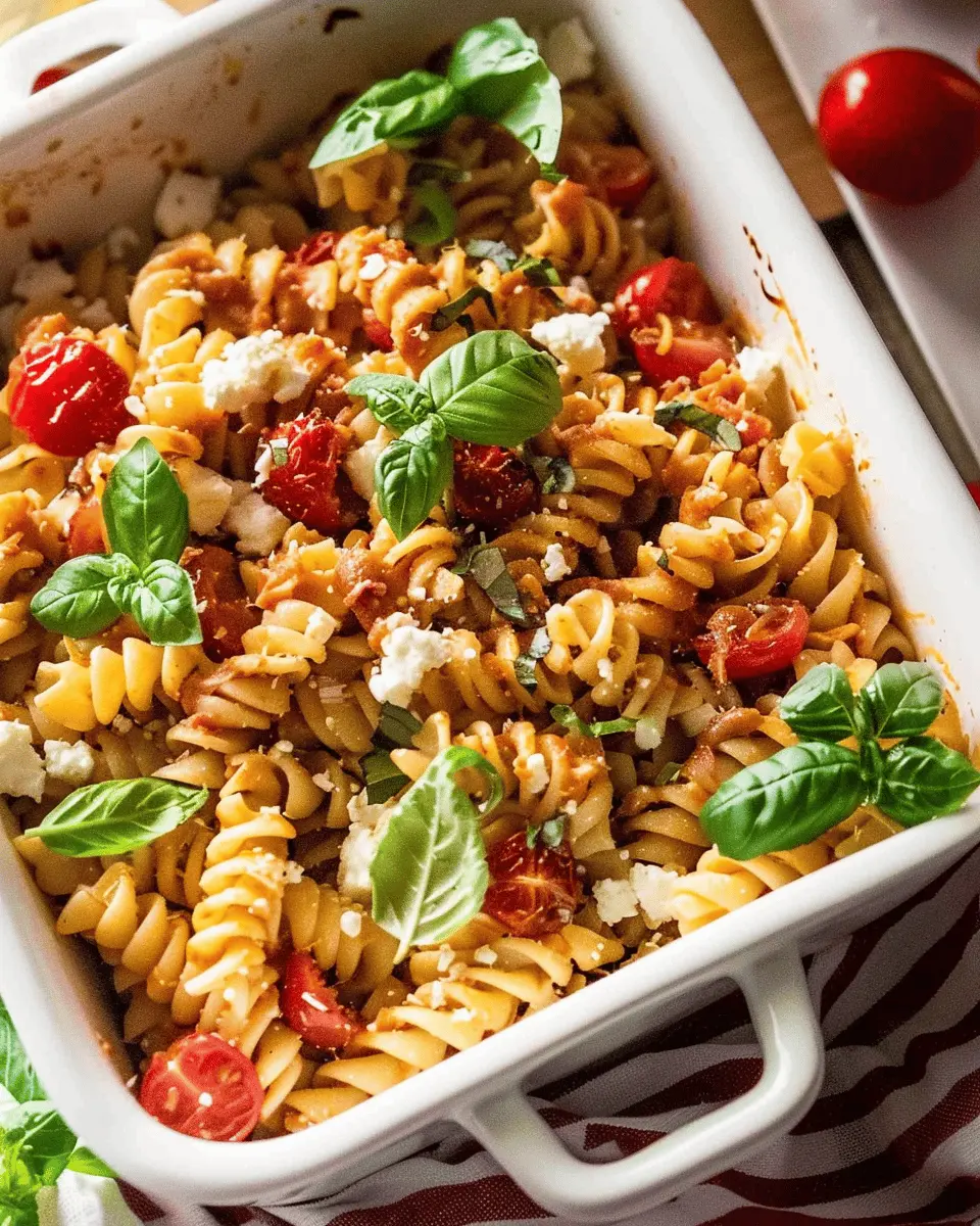 Baked Feta Pasta Just Got a Protein Glow-Up with Turkey Bacon
