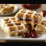 Mini Peanut Butter & Jelly Waffle Sandwiches