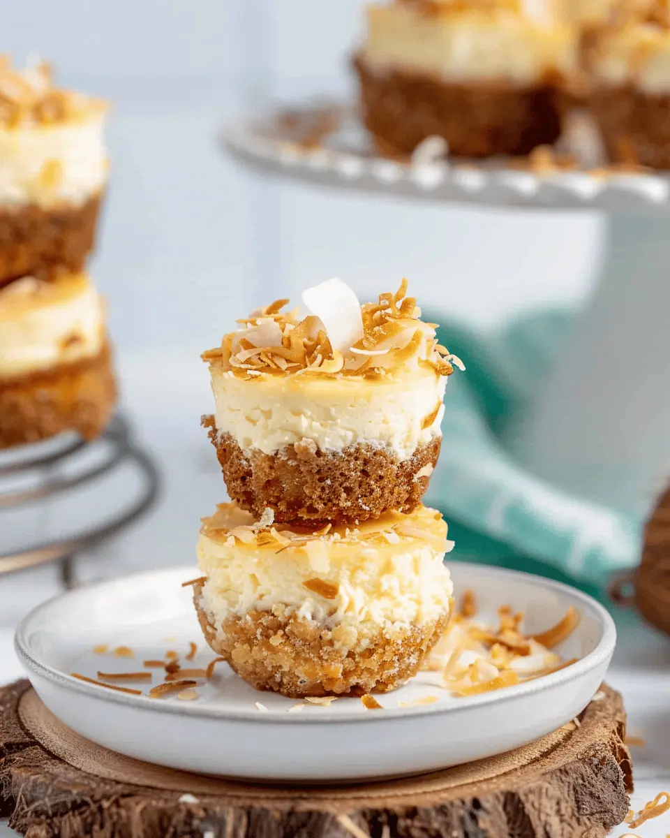 Coconut Milk Mini Cheesecakes: The Creamiest Sweet Indulgence