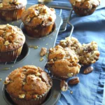 Banana Nut Muffins with Honey Drizzle
