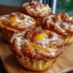 Peach Pie Cruffins Recipe