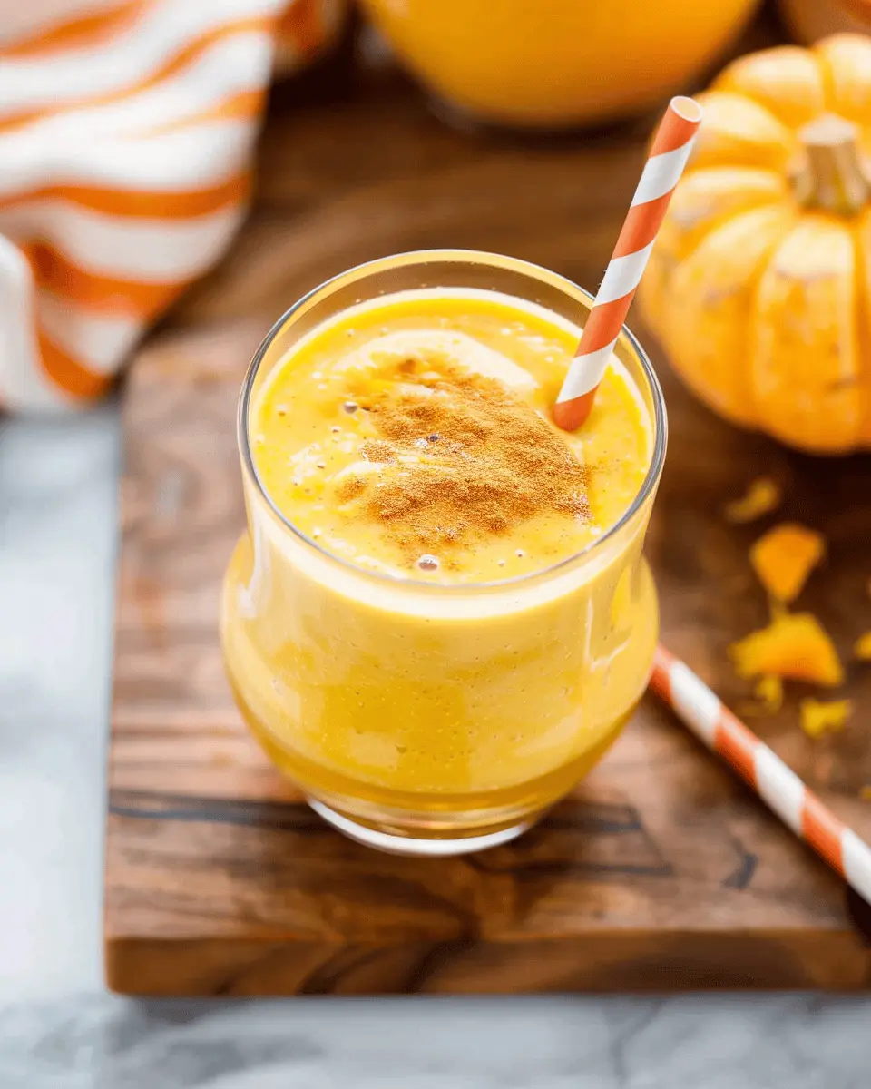 Pumpkin Banana Smoothie Recipe: Easy and Delicious Fall Flavor