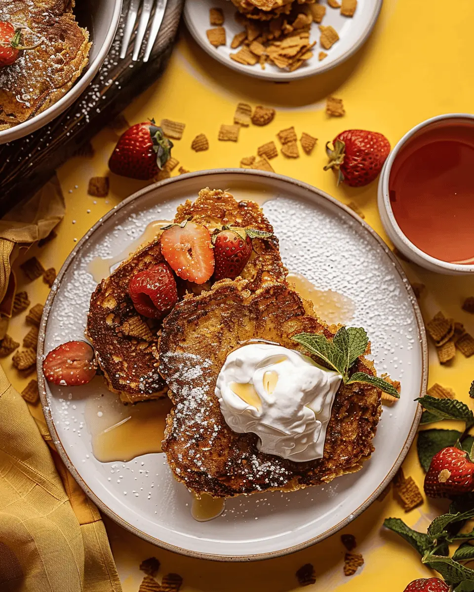 My Childhood Cinnamon Toast Crunch French Toast Delightfully Homemade