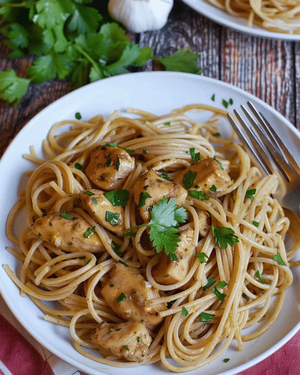 Garlic Butter Chicken Pasta: A Quick and Indulgent Family Delight