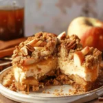 Apple Crumble Cheesecake with Cinnamon Streusel – Cozy Fall Dessert