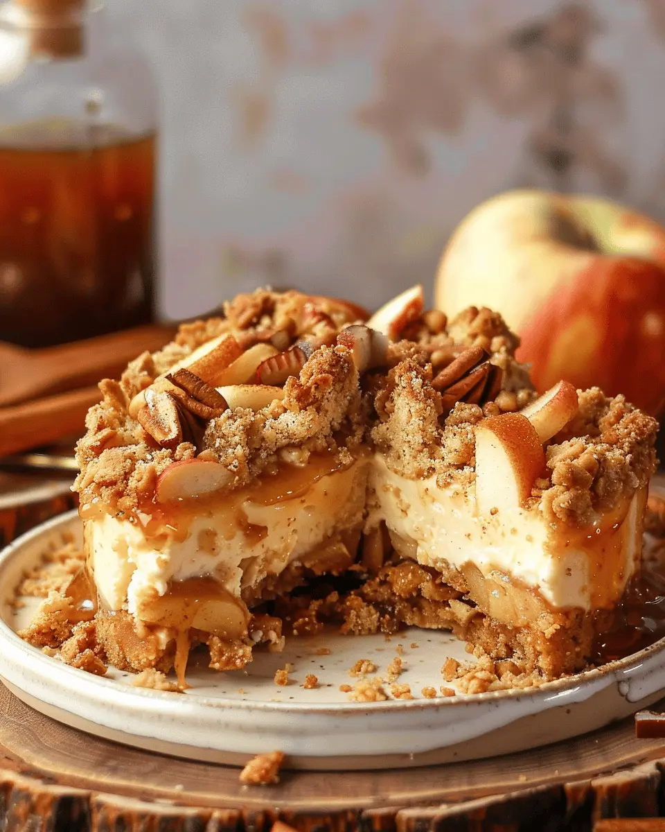Apple Crumble Cheesecake: The Best Cozy Fall Dessert Delight