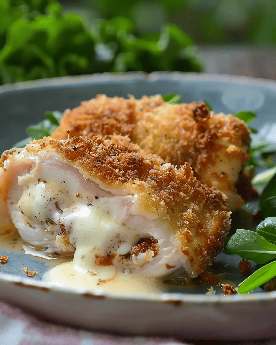 Baked Chicken Cordon Bleu: Easy Recipe with Turkey Bacon Delight